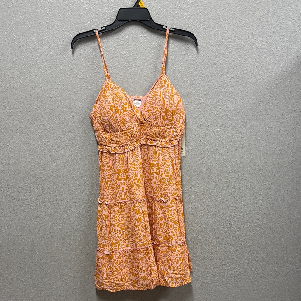 No Boundaries Sunburst Orange Dress